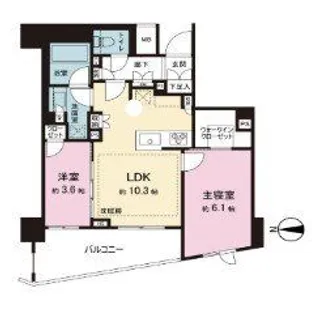 東京都荒川区西尾久7【マンション】の間取り