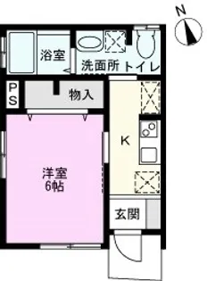 レジェンド・アキ【1階】の間取り