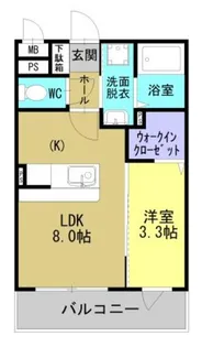 仮)ベーシック上竜尾町4【1階】の間取り