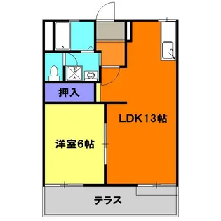 サンテラスN【1階】の間取り