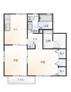 SHM北日本コンド【1階】の間取り