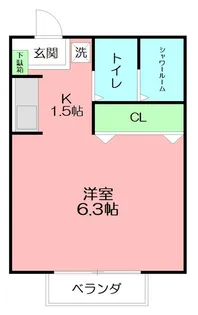 神奈川県小田原市扇町2【アパート】の間取り