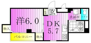 寺島ビルディング【4階】の間取り