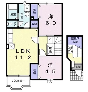トワイエM&M3【2階】の間取り