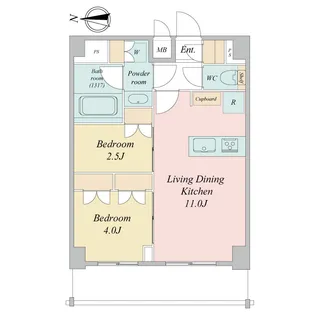 LIME RESIDENCE KAWAGUCHI EAST【8階】の間取り