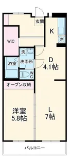 セントラルパーク幕張本郷【5階】の間取り