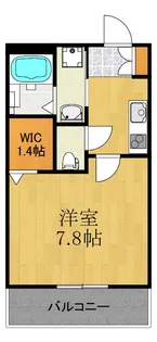 神奈川県川崎市中原区下新城3【マンション】の間取り