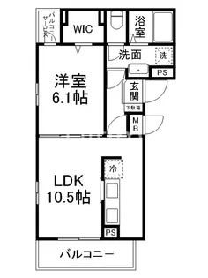 ブルックIII【2階】の間取り