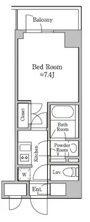 レジディア板橋【2階】の間取り