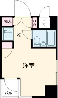 スカイコート駒沢【2階】の間取り