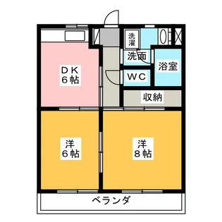 ウィステリアII【1階】の間取り