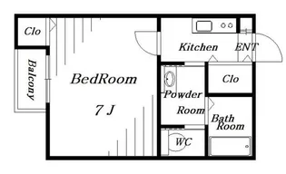 アージュドール桜木【2階】の間取り