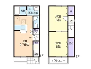 メゾンクラシード【1階】の間取り