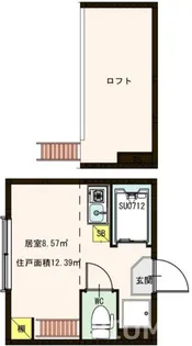 東京都北区赤羽西2【アパート】の間取り