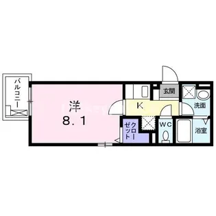 東京都板橋区高島平7【アパート】の間取り