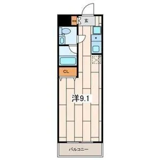 神奈川県川崎市幸区矢上【マンション】の間取り