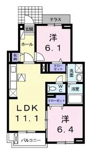 埼玉県さいたま市見沼区大字蓮沼【アパート】の間取り