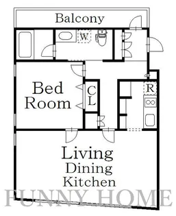 ヴェリタス永福町【5階】の間取り