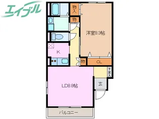 FAIRY WOODS【2階】の間取り