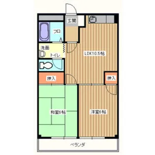 アウステル田無【3階】の間取り