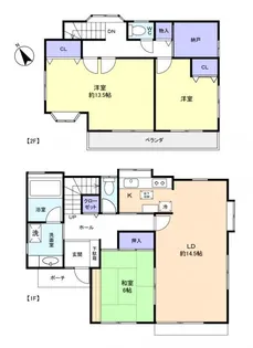 千葉県八千代市八千代台北10【一戸建】の間取り