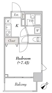 ミリアレジデンス白金台ヒルズ【11階】の間取り