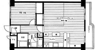 江古田パークマンションA棟【6階】の間取り