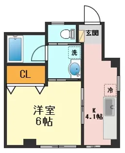 東京都江戸川区西瑞江3【マンション】の間取り