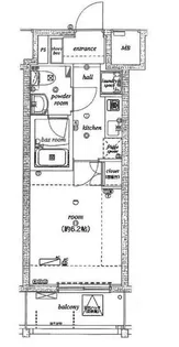 アベニール大塚【7階】の間取り