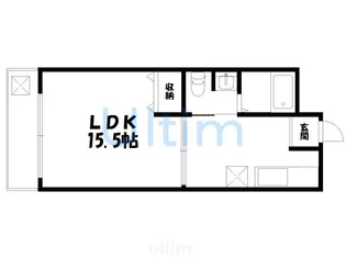 パストラル嵐山【4階】の間取り
