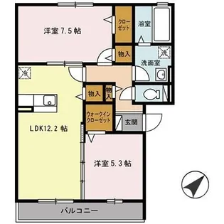 アーバンヒルズ【2階】の間取り