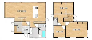 広島県広島市西区三滝本町2【一戸建】の間取り