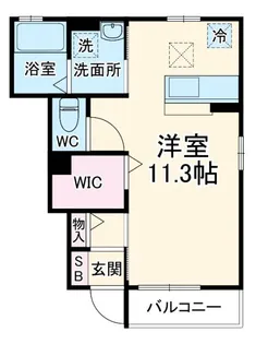 グランドソレーユ【1階】の間取り