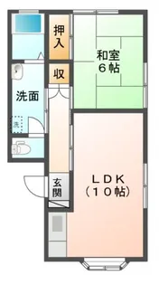 シャンゼリゼ【1階】の間取り