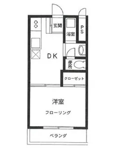 河野ハイムNo.1【2階】の間取り