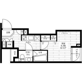 グランドコンシェルジュ用賀アジールコート【1階】の間取り