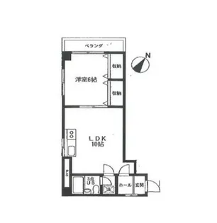 ランドフォレスト横浜蒔田【2階】の間取り