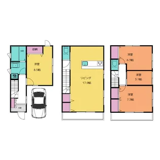埼玉県川口市芝下1【一戸建】の間取り
