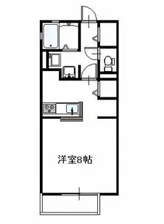mignon tou tou(ミニョン トゥトゥ) (ペット仕様)【2階】の間取り