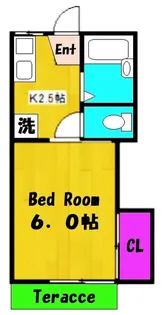 リベール大久保【1階】の間取り