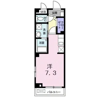 埼玉県所沢市松葉町【マンション】の間取り