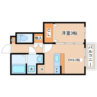 RisaII【1階】の間取り