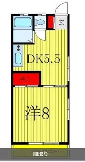 東京都荒川区東尾久5【アパート】の間取り