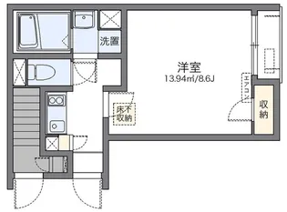 レオネクストクラージュ【1階】の間取り