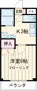 オカダハイツII【2階】の間取り