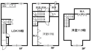 ベルデュールの間取り
