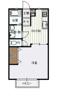 パレマルトー【2階】の間取り