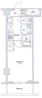 カスタリア本駒込の間取り