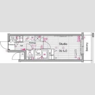 グランド・ガーラ横濱山下町【3階】の間取り
