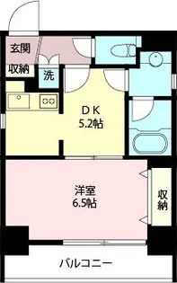 エスティメゾン神田【5階】の間取り